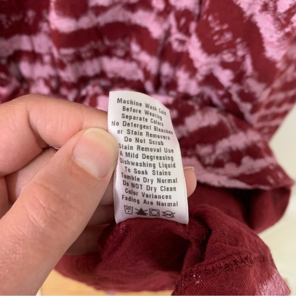 Fresh Produce High Low Long Sleeve Bohemian Made in USA Top Size XL/XXL - Picture 6 of 9